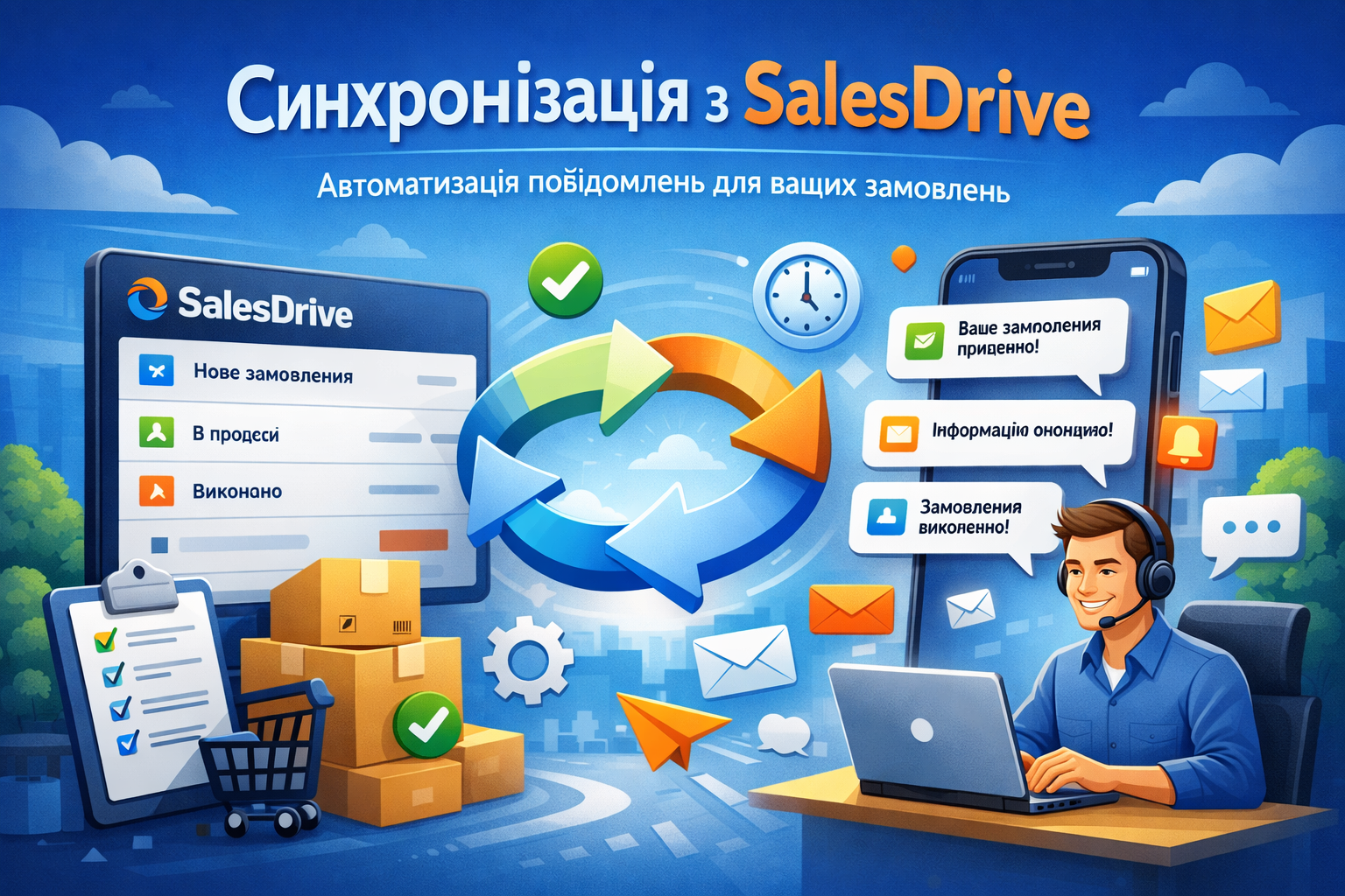 Синхронізація з SalesDrive та ClickUni